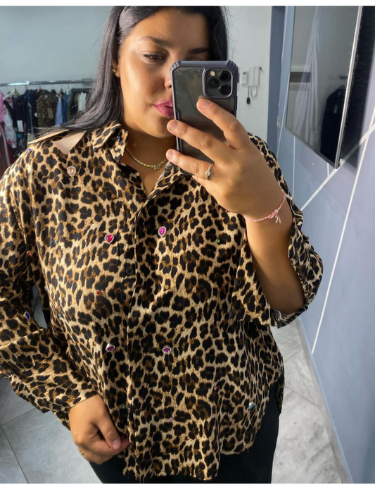 Camicia Leopardata